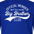 thumbnail image 4 of Inktastic Official Member of the Cool Big Brother Club Long Sleeve Youth T-Shirt, 4 of 5