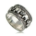 thumbnail image 2 of HOOUN Classic Antique Tibetan Silver Elephant Ring Party Wedding Men Women Jewelry-3# Silver-7, 2 of 9