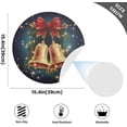 thumbnail image 4 of Coolnut Christmas Wind Chime Placemats Set of 1 Non-Slip Heat Resistant Dining Table Place Mats Washable Kitchen PVC Weave Table Mats Home Decor Gifts, 4 of 7