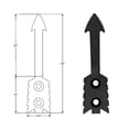 thumbnail image 3 of Euro Deer Mount Kit de suspensión estante de exhibición para interior y exterior 0,8x3,9 pulgadas montaje Simple soportes de trofeo resistentes 6 uds., 3 of 9