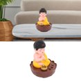thumbnail image 3 of Singing Buddha Statue, Adorable Colorful Light Adjustable Sound  Buddha Decor  for Desk, 3 of 8