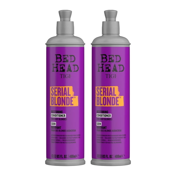 Bed Head by TIGI Serial Blonde Conditioner for Damaged Blonde Hair 13.53 Fl Oz (Pack of 2)