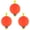 Red, variant on Dr.Fish 10 Pack Weighted Fishing Bobbers Snap-on Spring Floats EVA Foam Push Button Clip on Line Floats Fly Fishing Trout Bass Crappie Catfish 0.74"