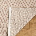 thumbnail image 4 of SAFAVIEH Montauk Kimberlyn Geometric Diamond Cotton Area Rug, Beige/Ivory, 2'6" x 4', 4 of 6