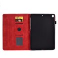 thumbnail image 4 of MonsDirect Case for iPad iPad 9th Generation 10.2 inch 2021-2019, 8th/7th Generation Suede Multi-Angle Stand Cover with Smart Wake/Sleep & Pen Holder & Card Slots for iPad 10.2/Pro 10.5 inch, Red, 4 of 7