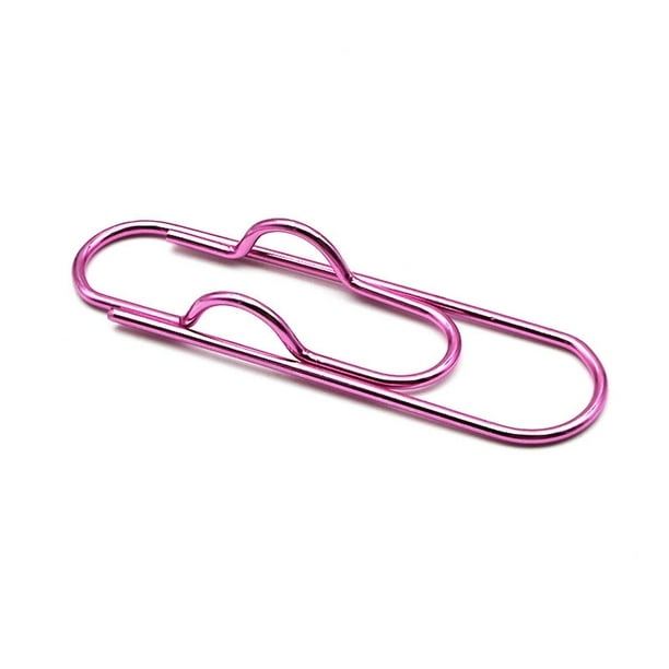 Sujetador de Papel con Clip Metálico para Bolígrafos y Marcador de Libros, Clip Multicolor para Cuaderno de 7.2x1.9cm, Organizador de Papelería Duradero y Antideslizante para Oficina y Hogar,