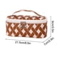 thumbnail image 3 of Bolsa de maquillaje portátil con gran capacidad de almacenamiento, exquisita y de alta gama caja de almacenamiento de viaje, bolsa de lavado, 3 of 3
