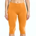 thumbnail image 2 of HAJWOH Women’s Capri Leggings Knee and Ankle Length Leggings Stretch Summer Lightweight Pants, 2 of 4