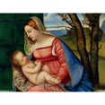 thumbnail image 3 of Tiziano 24x19 Black Modern Framed Museum Art Print Titled - Madonna and Child, 3 of 5