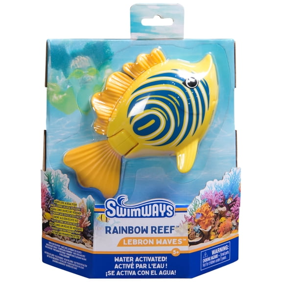 SwimWays Rainbow Reef Fish, LeBron Waves (Batteries Included)
