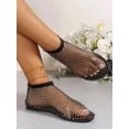 thumbnail image 4 of Womens Synthetic Slip On Ballet Flats Round Toe Summer Black Size EU 39, 4 of 6