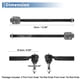 thumbnail image 5 of Kit de 4 Pcs de Extremos de Barra de Dirección Interior y Exterior para GMC Sierra 1500 No.ES800223/EV800084, 5 of 7