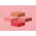 thumbnail image 1 of Ahgly Company Machine Washable Indoor Rectangle Transitional Flamingo Pink Area Rugs, 2' x 4', 1 of 7