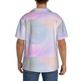 thumbnail image 5 of Disketp Men's Hawaiian Rainbow Unicorn Party Print Shirts Button Down Holiday Beach Shirts-Large, 5 of 7