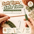 thumbnail image 7 of Fantasy Hood Hat DIY Crochet Kit,Complete Crochet Set for Beginners with 5 Animal Styles,All-in-One Kit with Yarn Hooks and Instructions,Handmade Craft Gift for Adults(A2), 7 of 7