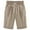 Khaki, variant on Valcatch Women's Plus Size Loose Cotton Casual Knee-Length Capri Pants, Solid Color, High Waist Drawstring Pants with Pockets