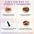 thumbnail image 5 of 3Pack Tattoo Eyebrow Gel Long Lasting Up to 3 Days - Waterproof, Smudge-Proof & Easy Peel-Off, Semi-Permanent Brow Dye Gel, Dark Brown, 5 of 11