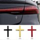 thumbnail image 3 of Metal Jesus Christ Cross Badge Stickers, 3d Three-dimensional Metal Car Sticker, 3 of 5