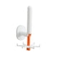 thumbnail image 1 of Perchero multiusos para utensilios de cocina con gancho giratorio de 360 ​​grados para puerta. blanco y naranja, 1 of 7