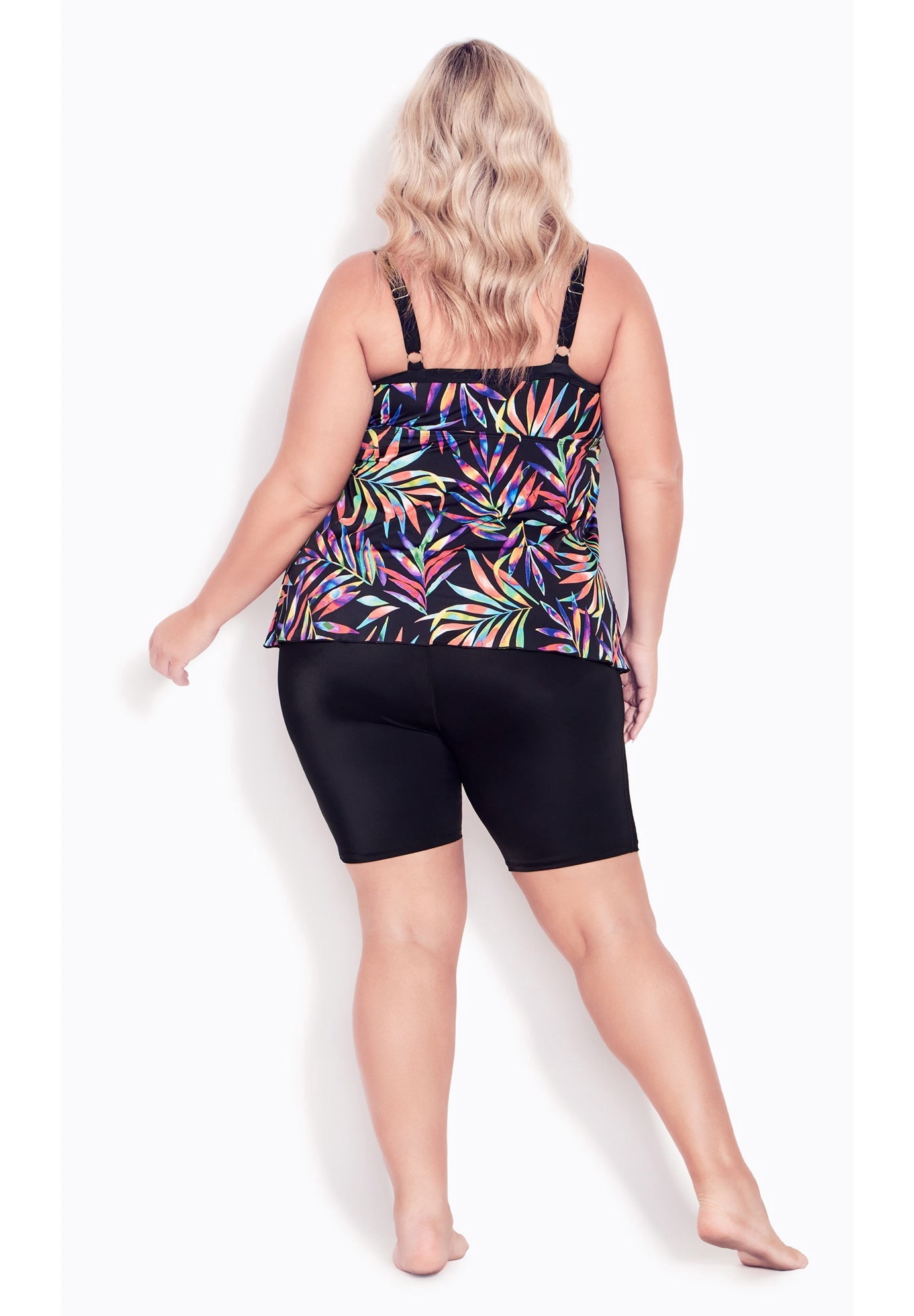 Avenue Women's Plus Size Hi Waist Swim Short