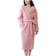 thumbnail image 2 of Batas Camisón de mujer Ropa de dormir de invierno Ropa de abrigo para el hogar para mujer Mangas largas que se pueden usar al aire libre Camisón Bata de baño Pijamas de mujer, 2 of 9