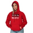 thumbnail image 4 of Periodically Nerdy Chemistry Science Unisex Plus Fleece Graphic Hoodie Brisco Brands 3X, 4 of 5