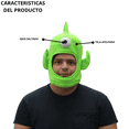 thumbnail image 3 of Gorro Tela Fx Costumes Marciano Alien Verde Clasico Unitalla, 3 of 5