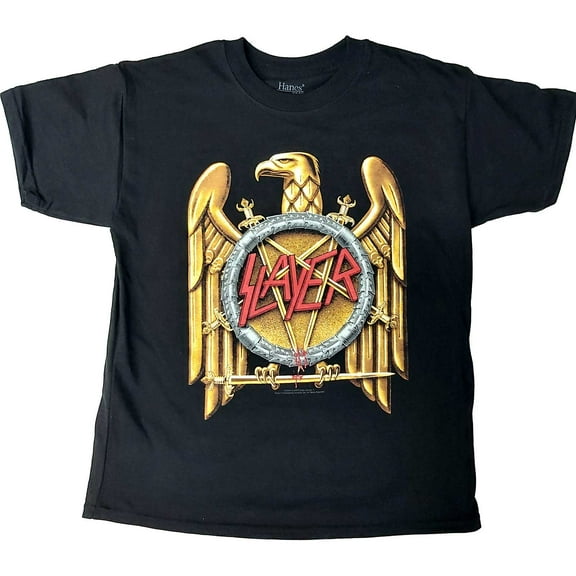 Slayer Kids T-Shirt: Gold Eagle (11-12 Years)