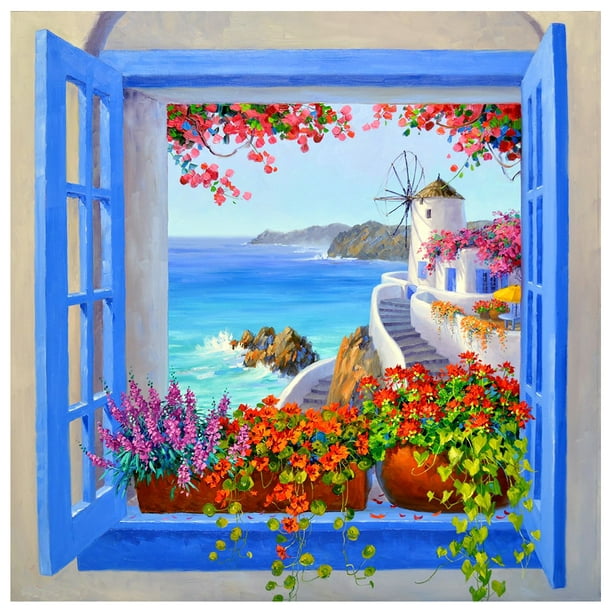 Cuadros Decorativos 11CT punto de cruz completo paisaje DIY impreso pared arte decoración del hogar manualidades JShteea Nuevos Originales