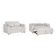 thumbnail image 4 of Linon Soren Sofa Bed, Gray, 4 of 23
