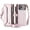 Pink, variant on Crossbody Wallet Case for iPhone 18 Pro, RFID Blocking PU Leather Cover with 7 Card Slots & Zipper Pocket, Detachable Shoulder Wrist Strap for Women