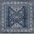 thumbnail image 6 of BoutiqueRugs Andes Blue Traditional Area Rug - Navy, Light Gray, Blue - 18" x 18" Sample, 6 of 18