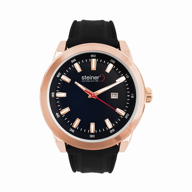 Reloj Para Hombre Steiner Sport-Chic 44 mm con Fechador Oro Rosa