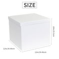 thumbnail image 2 of Large gift box, 12x12x10 inches, suitable for gifts, birthdays, wrapping, Valentine's Day, Mother's Day, Christmas, anniversaries, family or business occasions, 2 of 6