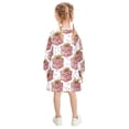 thumbnail image 3 of Girls' long-sleeved dress Leopard Print Gifts Girls' A-line dress with ribbed cuffs Soft and comfortable, 3 of 6