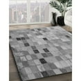 thumbnail image 2 of Ahgly Company Indoor Rectangle Patterned Smokey Gray Area Rugs, 4' x 6', 2 of 6