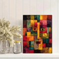 thumbnail image 2 of Qisvanset Modern Geometric Building Canvas Print 12x16 Inch Apartment Decor, 2 of 8