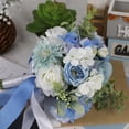 thumbnail image 6 of Wedding Bouquets for Bride, Artificial Rose Bridal Bouquets for Bride, Flower Bouquet for Wedding, Bridesmaid Bouquets with Silk Ribbon, Valentine's Day, Home Decor, 6 of 9