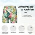 thumbnail image 5 of Balery Tropical Flowers Mens Swim Trunks Swim Shorts for Men Quick Dry Inseam Beach Shorts with Compression Liner Pocket-Small, 5 of 9