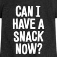 thumbnail image 3 of Instant Message - Can I Have A Snack Now - Toddler & Youth Girls Short Sleeve Graphic T-Shirt, 3 of 6