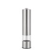thumbnail image 1 of Salt Pepper Grinder 2 Pack Mills Set Brushed Stainless Steel Battery Powered, 1 of 5