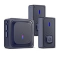thumbnail image 1 of Wireless Doorbell BN-LINK 2 Buttons 1000ft Range Black, 1 of 9