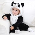 thumbnail image 3 of Kids Animal Cartoon Hooded Bodysuit Outfits -, 3 of 5