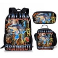 thumbnail image 2 of Funny Backpack Set with Lunch Bag Pencil Case for Men Women Work Travel Hiking Picnic, 2 of 9