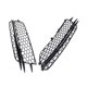 thumbnail image 3 of Cubierta de rejilla de luz antiniebla delantera Sharpla A6 C7 4G0807682 1 par, 3 of 8