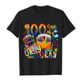 thumbnail image 4 of Glisme Back To School T Shirts Girls Toddler Round Neck Short Sleeve Cartoon Graphic Tee 3-4 Years Black, 4 of 4