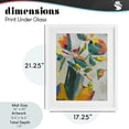 thumbnail image 3 of Mischief & Merrymaking Abstraction White Framed Print Under Glass, design by Dianna Fritzler, 3 of 10