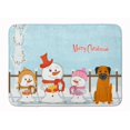 thumbnail image 1 of Carolines Treasures BB2370RUG Merry Christmas Carolers Border Terrier Machine Washable Memory Foam Mat, 1 of 4