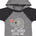 thumbnail image 4 of Inktastic My Nona Loves Me Grandchild Boys or Girls Baby Bodysuit, 4 of 5