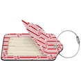 thumbnail image 2 of Fuzoiu Popcorn 1 Print Premium Leather Luggage Tag,Travel Accessory,Luggage Tag for Suitcase Baggage Handbag Travel Bag,Name Card & Privacy Cover-2 PCS, 2 of 5